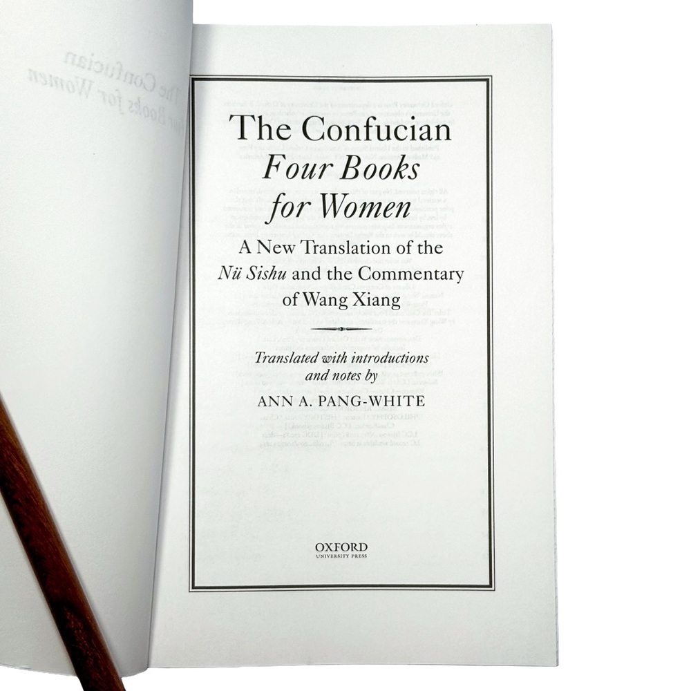 The Confucian Four Books‎ for Women Pang-White Oxford Paperback Nü Sishu Chinese - Picture 4 of 5